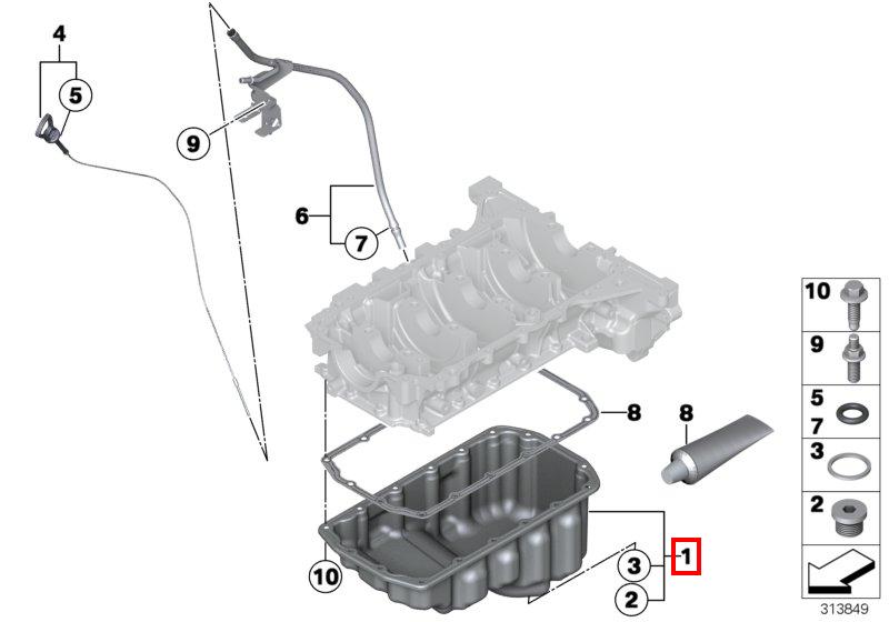 N13 Масляный поддон