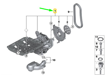 N47S1 масляный насос