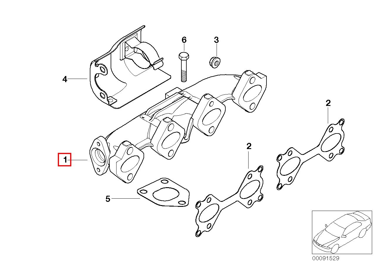 коллектор выпускной m47n2