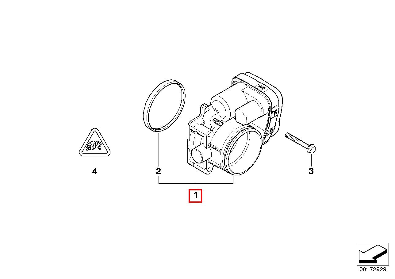 Корпус дроссельной заслонки