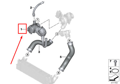 Трубопровод нар. воздуха с резонатором