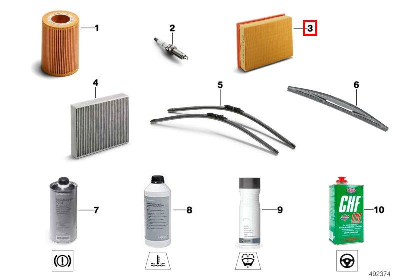 Воздушный фильтр F2x B48