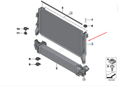 F48/F39/F56 радиатор дизель