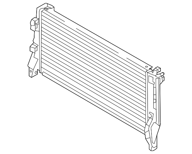 Радиатор охлаждающей жидкости B38 ( F52 / F45 / F46 / F57 /  F54 / F60 / F55 / F56 / F48 / F49 / F39)