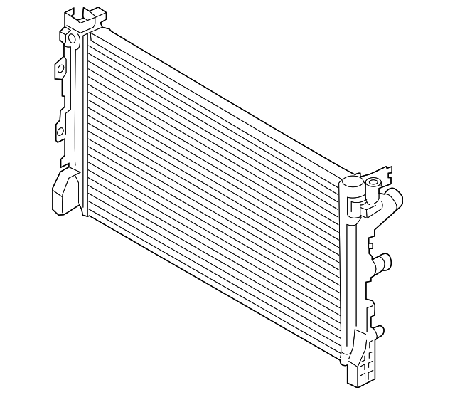 G30/G11/G14 радиатор основной дизель