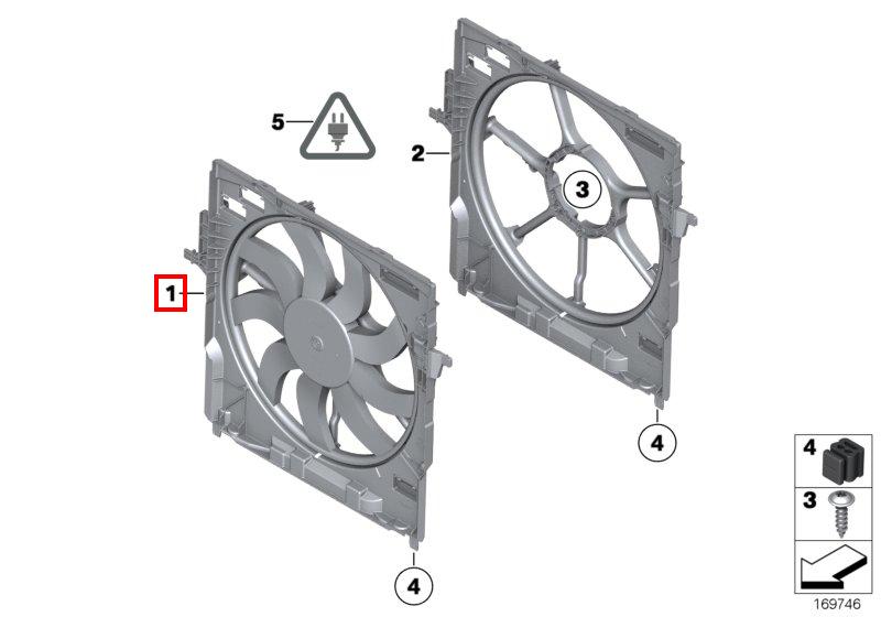 вентилятор F01/F02 730i
