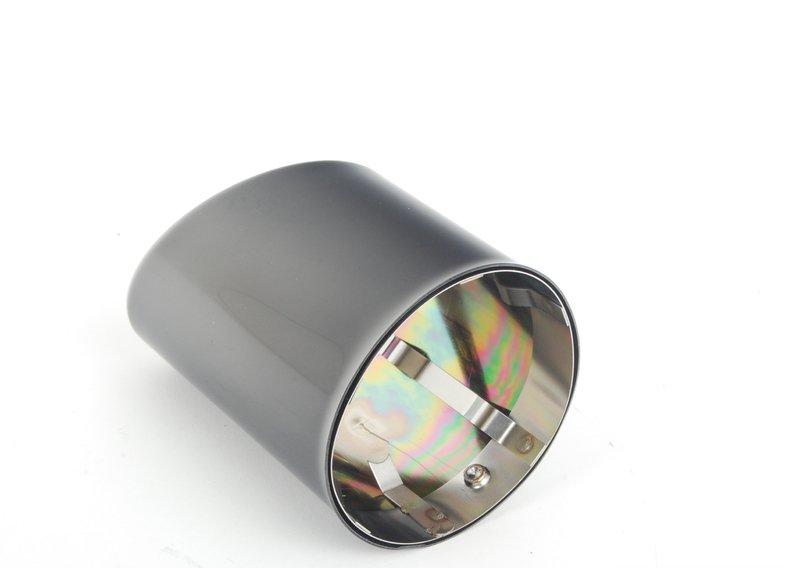 Насадка на выпуск.трубу, черн.хром.