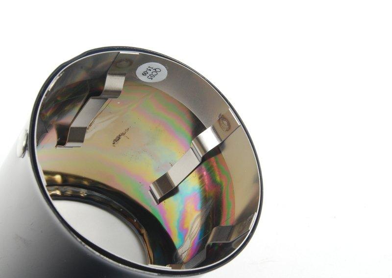 Насадка на выпуск.трубу, черн.хром.