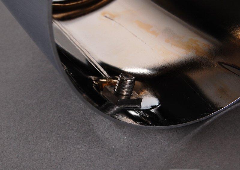 Насадка на выпуск.трубу, хром