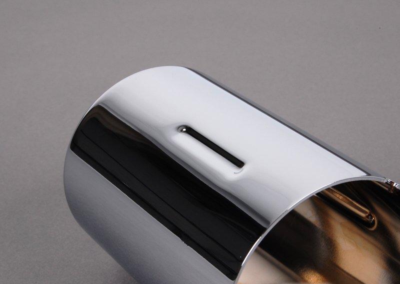 Насадка на выпуск.трубу, хром