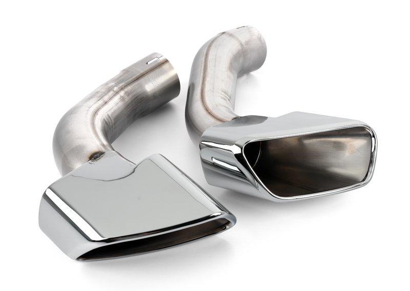 Насадка на выпуск.трубу, хром