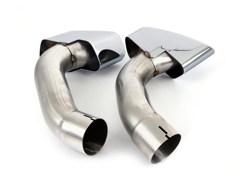 Насадка на выпуск.трубу, хром