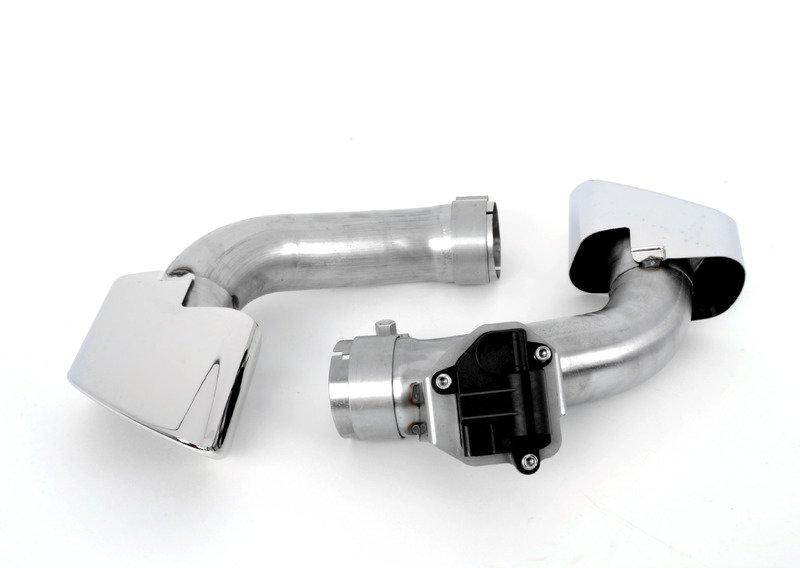 Насадка на выпуск.трубу. хром