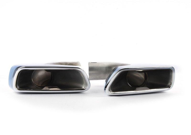 К-т насадок на выпускную трубу, хром.