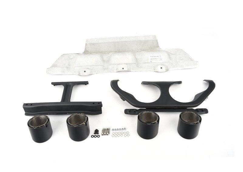 Модуль накладок на выхлопную трубу титан