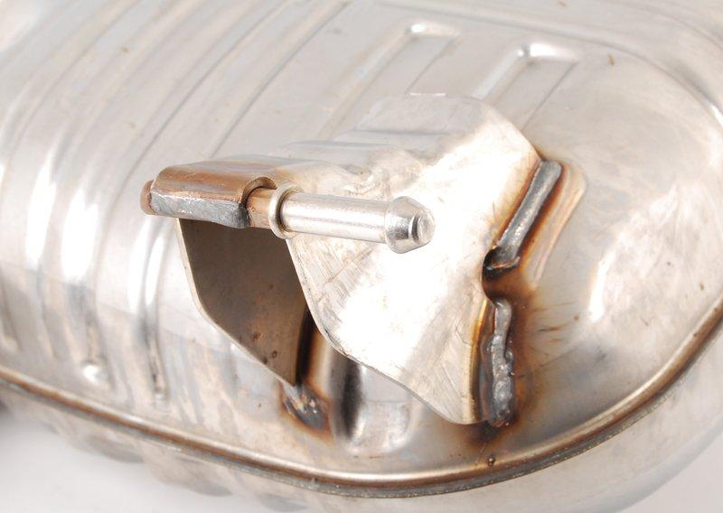 Дополнительный глушитель Зд с заслонкой