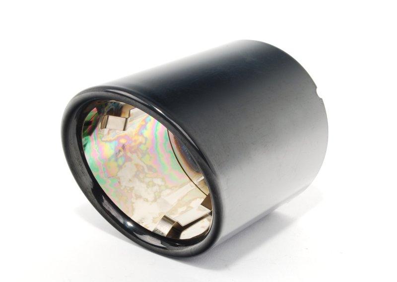 Насадка на выпуск.трубу, черн.хром.