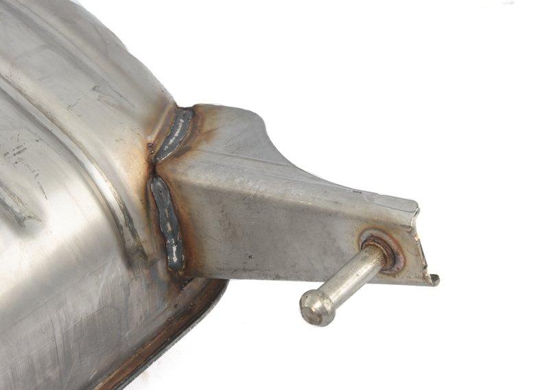 Дополнительный глушитель Зд с заслонкой