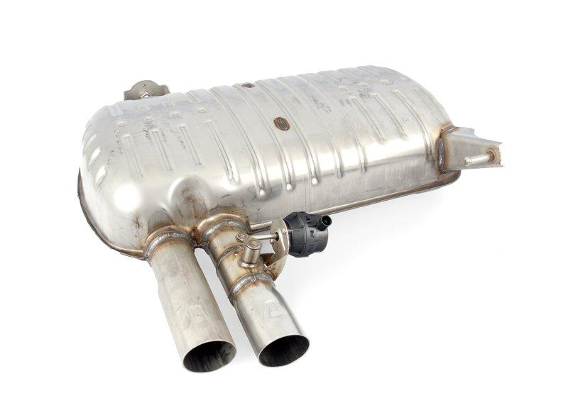 Дополнительный глушитель Зд с заслонкой