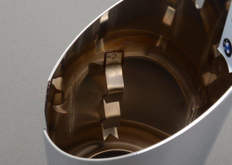 Насадка на выпуск.трубу, хром