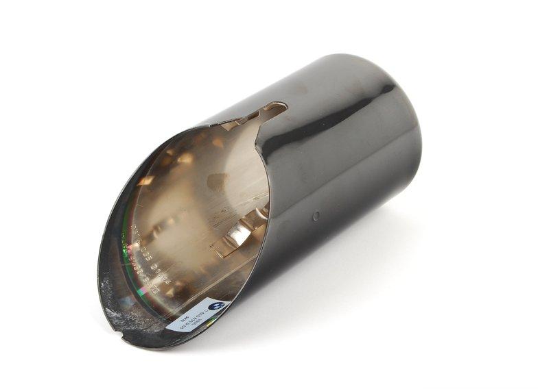 Насадка на выпуск.трубу, черн.хром.