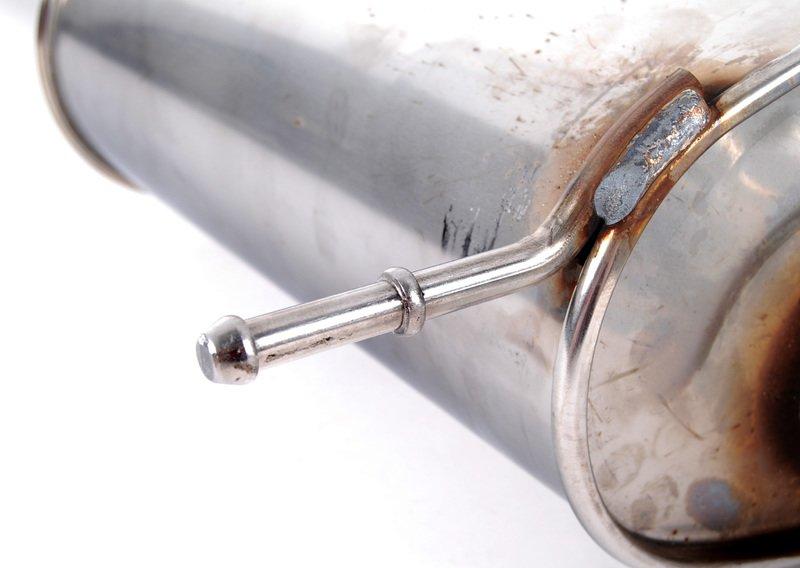 Задний дополнительный глушитель