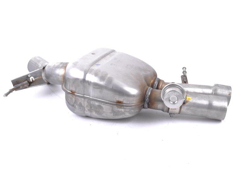 Задний глушитель Л с заслонкой