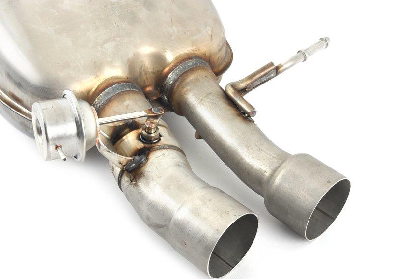 Задний глушитель Л с заслонкой