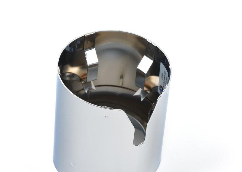 Насадка на выпуск.трубу, хром