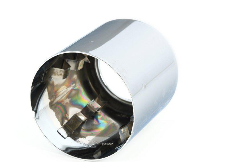 Насадка на выпускную трубу, блест.хром