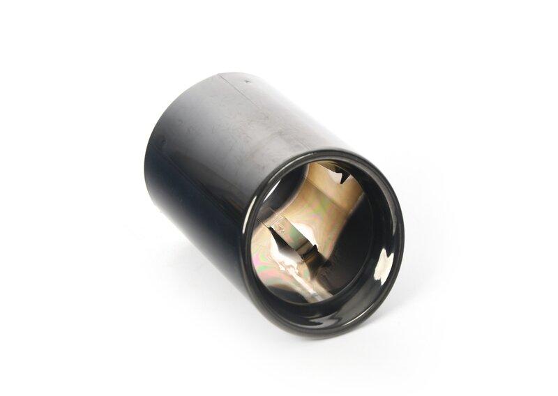 Насадка на выпуск.трубу, черн.хром.