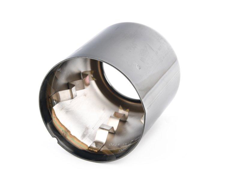 Насадка на выпуск.трубу, черн.хром.