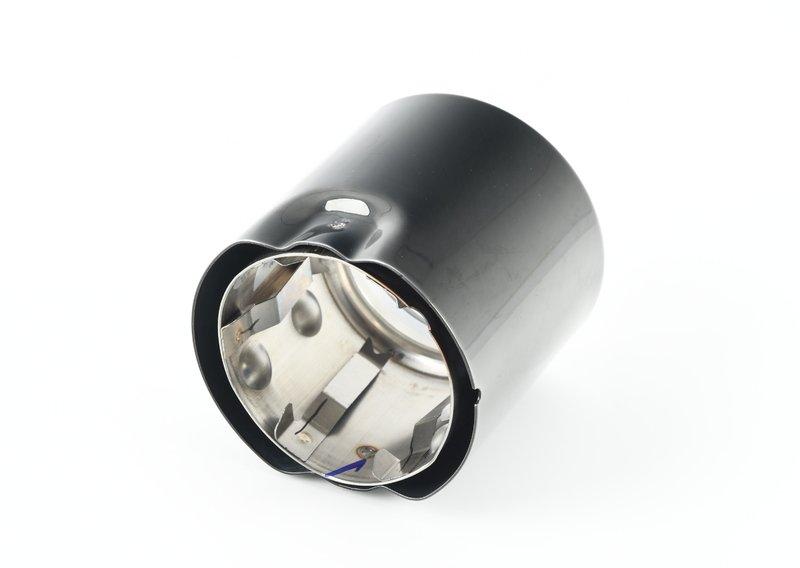 Насадка на выпуск.трубу, черн.хром.