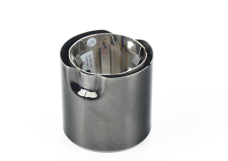 Насадка на выпуск.трубу, черн.хром.