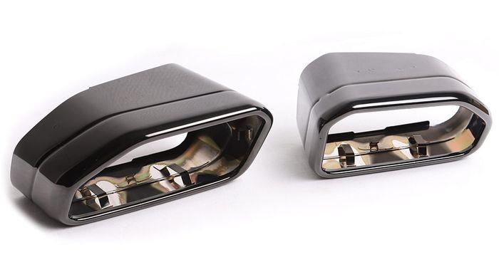 Насадка на выпуск.трубу черный хром П