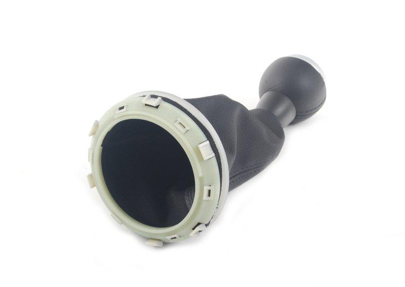 Головка рычага ПП кожа с накл./6-ступ.