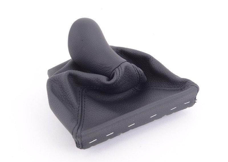 Головка рычага ПП кожа с накл./6-ступ.