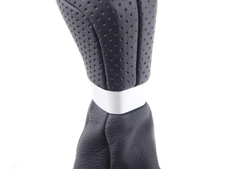 Головка рычага ПП кожа с накл./6-ступ.