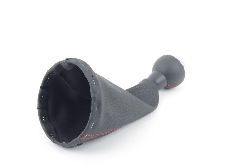 Головка рычага ПП кожа с накл./6-ступ.