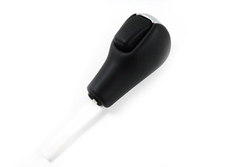 Ручка рычага селектора кожа/хромир.зажим