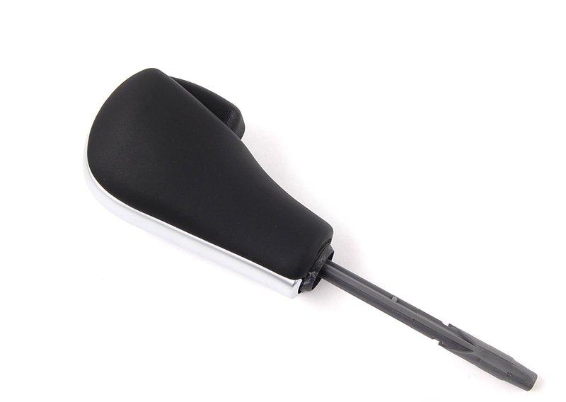 Ручка рычага селектора кожа/хромир.зажим