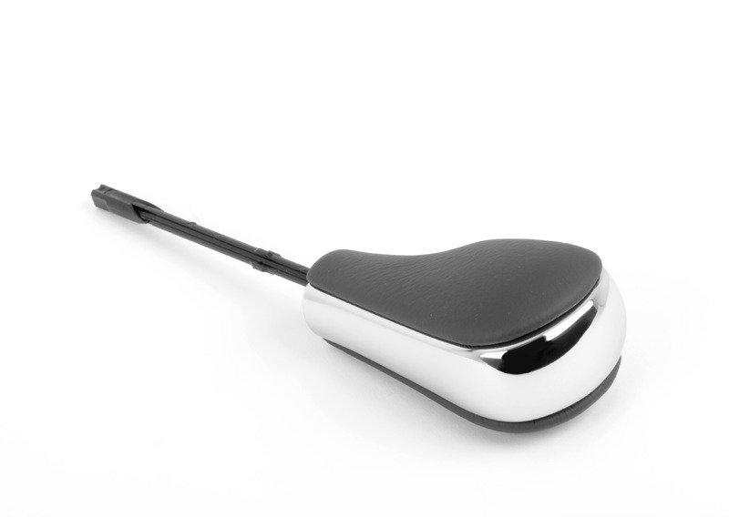 Ручка рычага селектора кожа/хромир.зажим