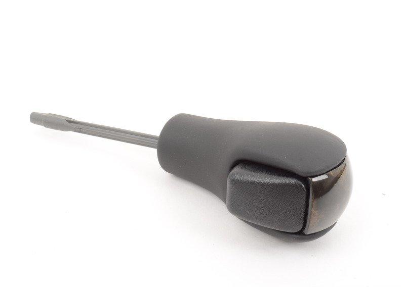 Ручка рыч.селектора кожа/дер.вст.тополь