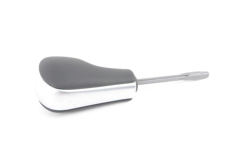 Ручка рычага селектора кожа/хромир.зажим