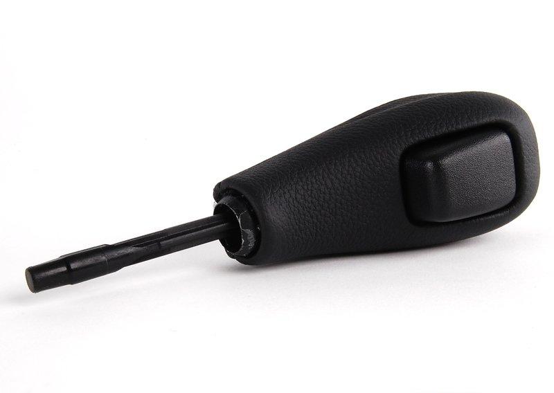 Ручка рычага селектора кожа/хромир.зажим E-seria