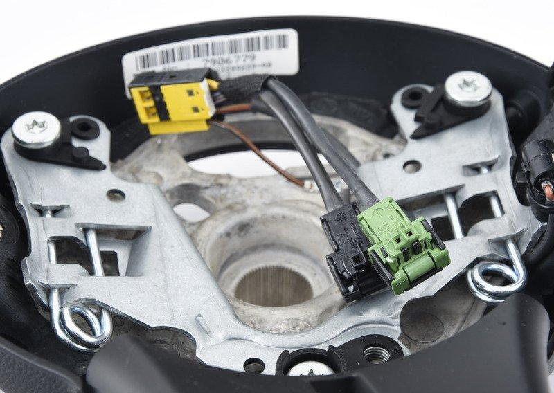 M спортивное рулевое колесо с НПБ,кожа