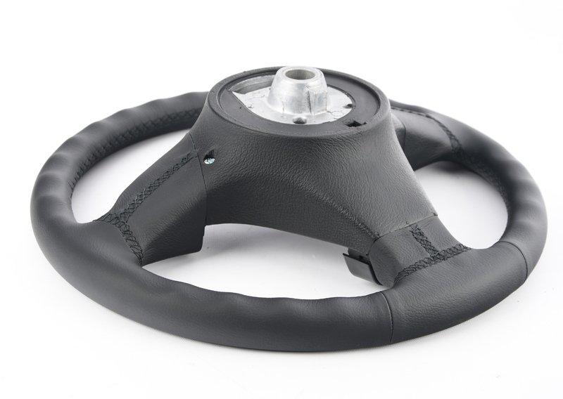 Спортивное рулевое колесо с НПБ кожа