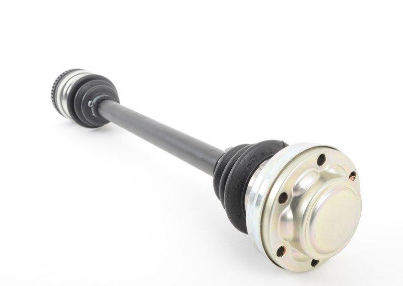 Восстановленный выходной вал слева