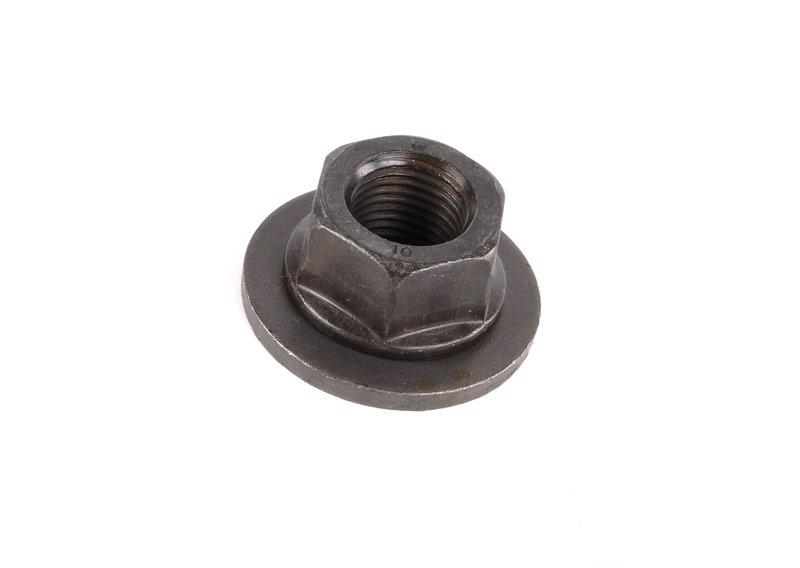 Гайка с буртиком самоконтрящаяся