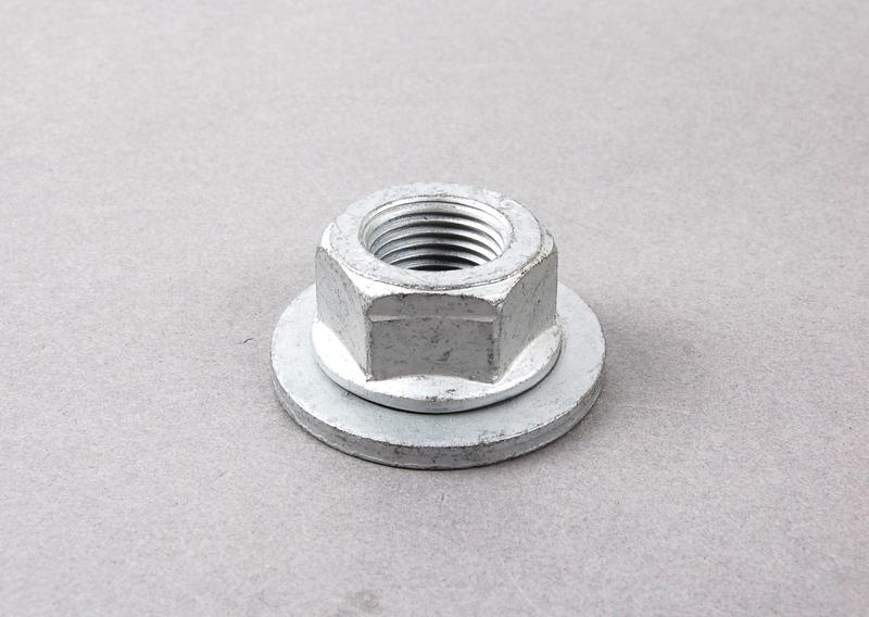 Гайка с буртиком самоконтрящаяся